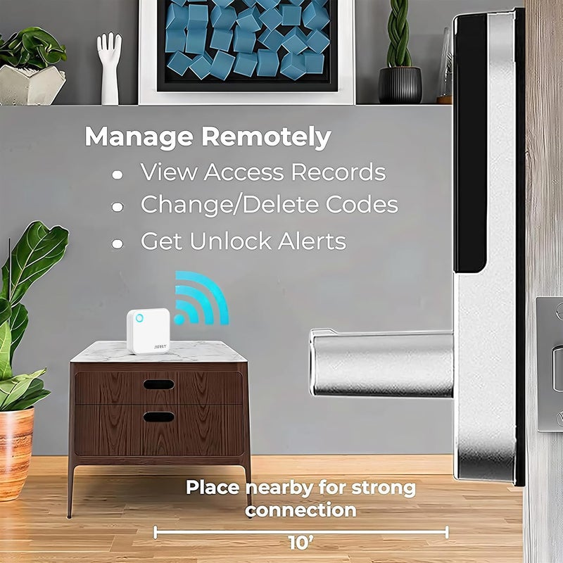 Sifely Smart Lock Wi-Fi Gateway - Remote Access Hub for Smart Door Lock, Works with App & Alexa (Model G5, Supports 2.4G & 5G Wi-Fi Dual-Band) - Image 4