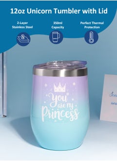 EzzySo 10 Piece Princess Gift Set Gift Set for Girls, Birthday Gifts, Back-to-School Gifts, Graduation Gifts, and Girls' Toys for Ages 4 to 18  Set Creative Blue Gifts  - Image 5