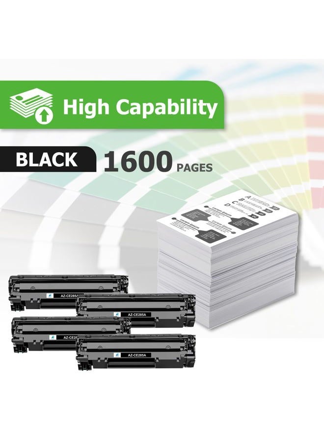 Aztech Compatible Toner Cartridge Replacement for HP CE285A 85A (Black, 4-Packs) - Image 2