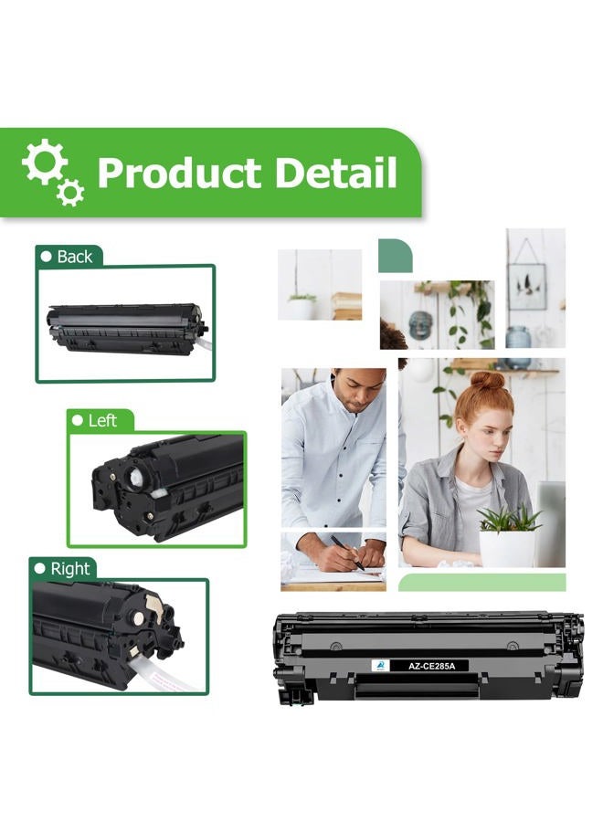 Aztech Compatible Toner Cartridge Replacement for HP CE285A 85A (Black, 4-Packs) - Image 5
