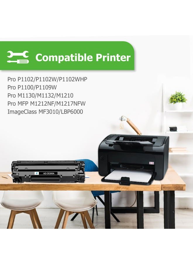 Aztech Compatible Toner Cartridge Replacement for HP CE285A 85A (Black, 4-Packs) - Image 3