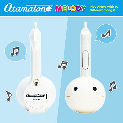 Otamatone [Melody Series Japanese Electronic [MINI Size] Musical Instrument [11 Pre-Programmed Songs] Portable Synthesizer from Japan by Cube/Maywa Denki [English Instruction], White - Image 2