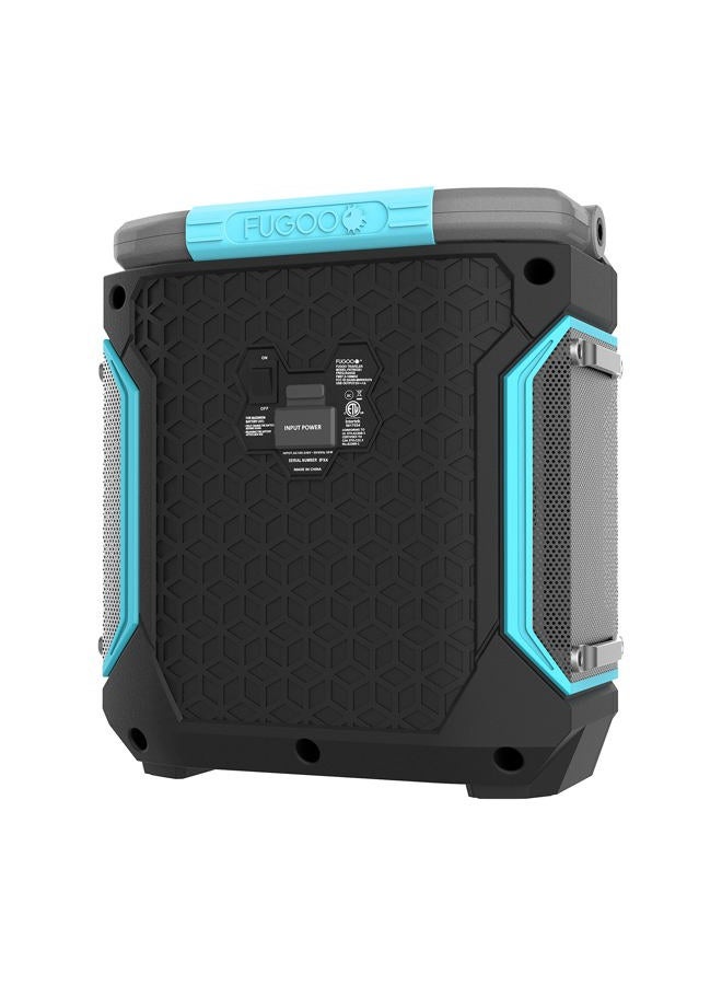 FUGOO Traveler | Portable Indoor/Outdoor Bluetooth Speaker | 100W, 7-Inch Sub, 48 Hour Playtime | 270 Degree Audio | IPX4 Water Resistant | Use as PA System – Mic/Guitar Input & USB Port  - Image 5