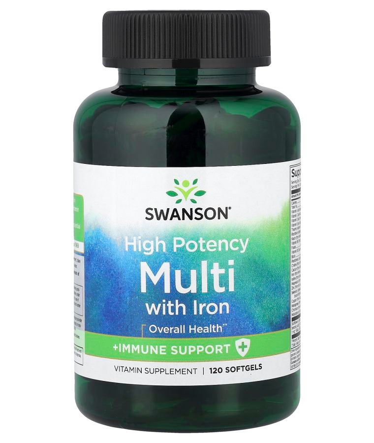 Multi With Iron High Potency 120 Softgels