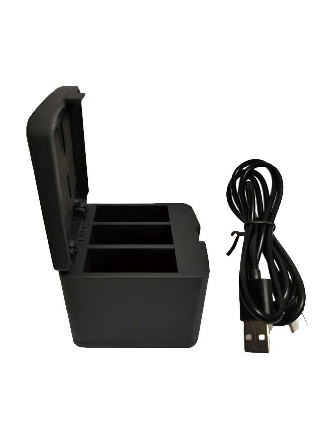 Battery Storage Case and Triple Charger for GoPro Hero 5/6/7/8/801 (Batteries Not Included)  - Image 1