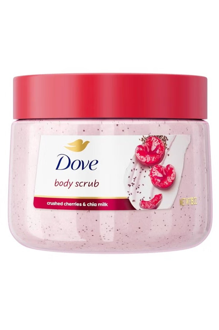 دوف مقشر للجسم بالكرز المجروش وحليب الشيا - 425 جم - Image 1