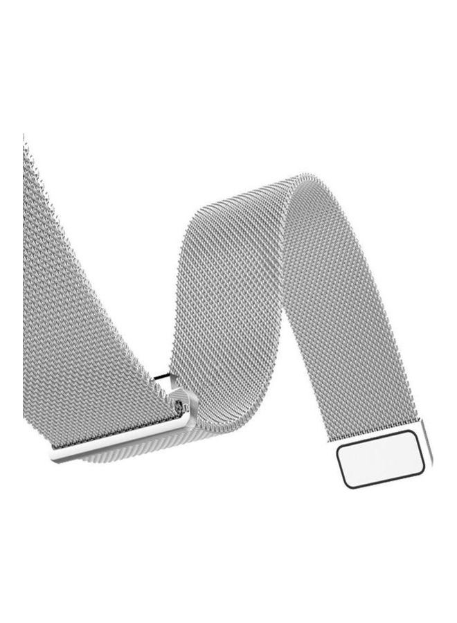 NIBEMINENT For Huawei Watch GT2e GT2 Milanese Metal Strap Silver - Image 5