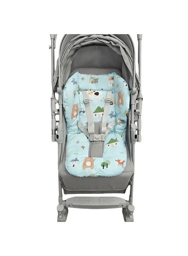 Universal Double Sided Stroller Pad Cow Pattern Soft Breathable Seat Cushion - Image 5