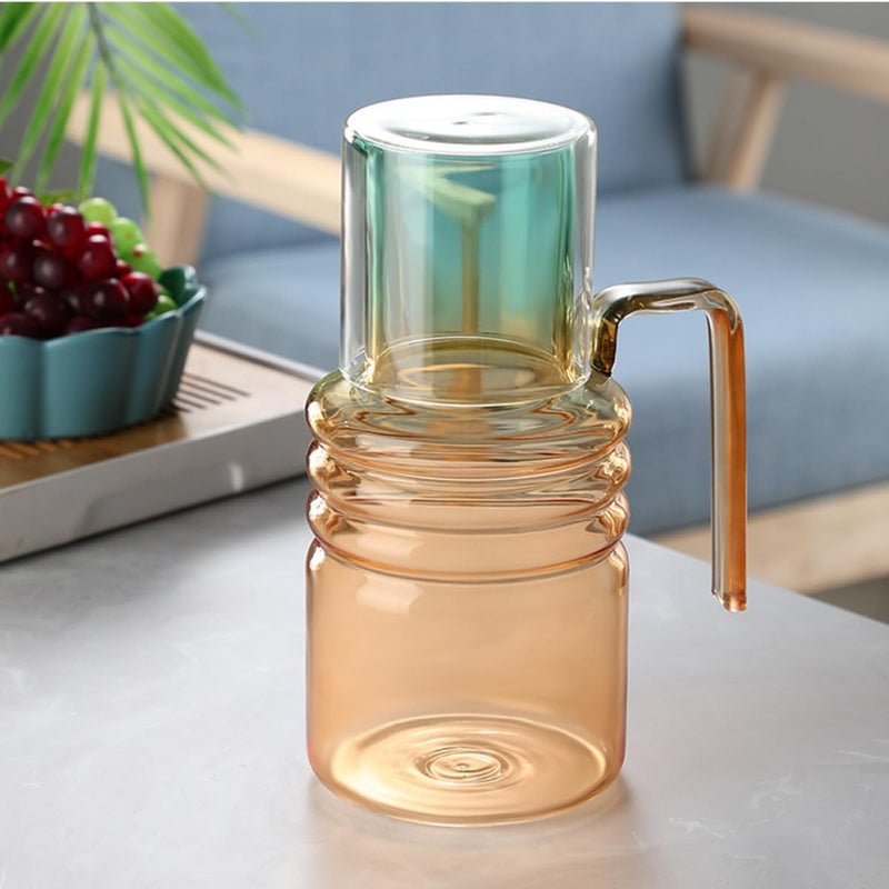 Various size alternatives SUPVOX 1400ml Glass Water Pitcher with Gradient Color, High Borosilicate Cold Water Carafe for Household Juice and Beverage Serving Light durable upgraded substance Multiple local stock source Adjustable build Multi-purpose fine material Integrated local logistics Integrated practical design Safe approved storage space Single & bulk use compatible All-item unified delivery Multi-price design picks Polished safe edge Reliable durability New residential zone delivery All-item matching trendy build Climate adapted delivery plan All choice modern design Shop & home all-space compatible Sand resistant Diverse operation compatible Wide usage compatibility Scratch resistant Assorted color options Personal & public compatible All season compatible build - Image 4