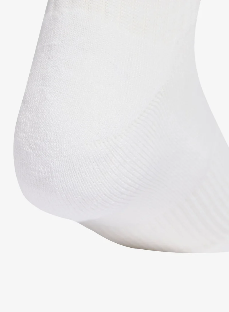 Adidas  3 Pack 3-Stripes Cushioned Mid Cut Socks for Women | Best Price UAE