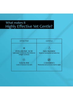 Deconstruct مرطب حمض الهيالورونيك والسكوالين 0.2% حمض الهيالورونيك 1% سكوالين؛ مرطب خفيف الوزن؛ لترطيب طويل الأمد وغير دهني؛ 50 جم  - Image 4