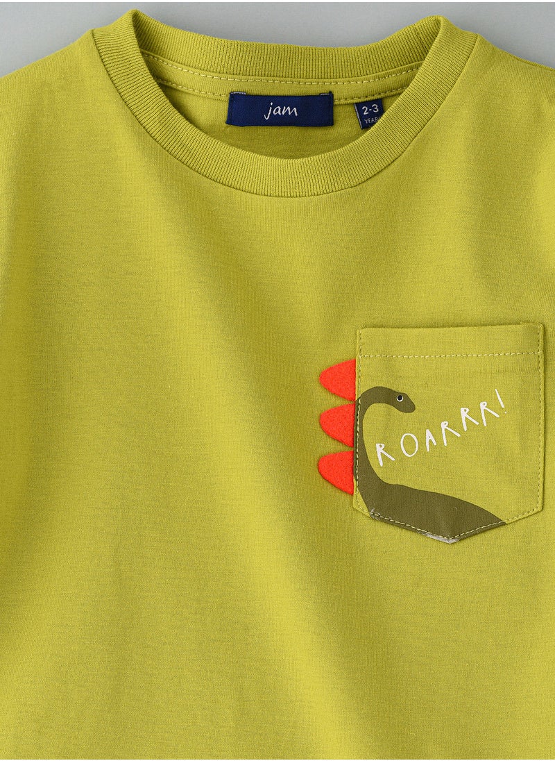 JAM Knit t-shirt with print  - Image 3