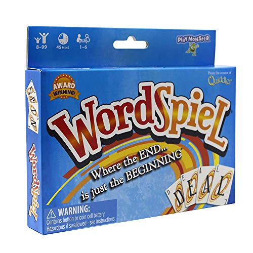 PlayMonster Set WordSpiel — Card Game — Make A Word Using Part of the Word Before — Family Fun Game Night — For Ages 8+ - Image 1