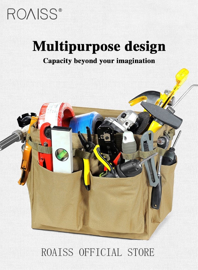 roaiss Outdoor Tool Storage Box Camping Storage Bag with Large Capacity Multifunctional Portable Bag for Picnics and Camping Organizer for Outdoor Cooking - Image 2