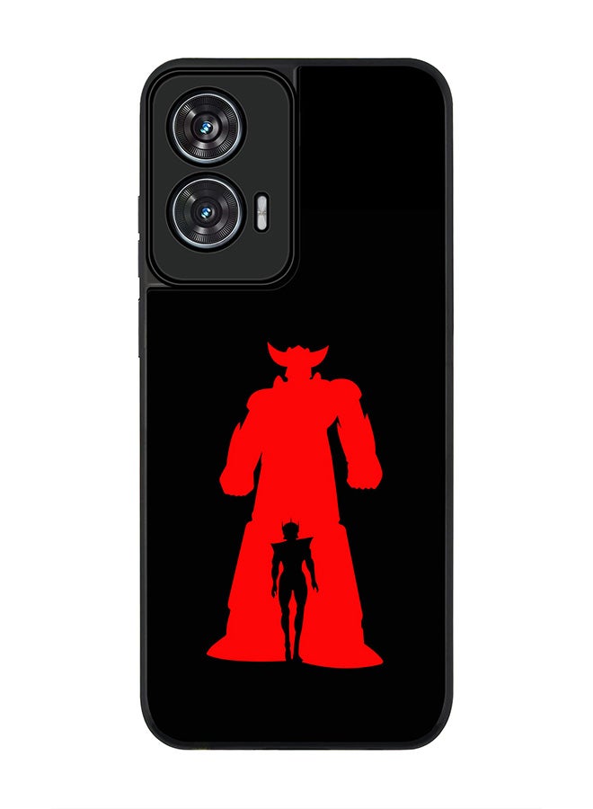 Stylizedd For Motorola Edge 50 Fusion 5G Case,Slim fit Camera Protection, Shockproof Thin Phone cover  - Grendizer (Black) - Image 1