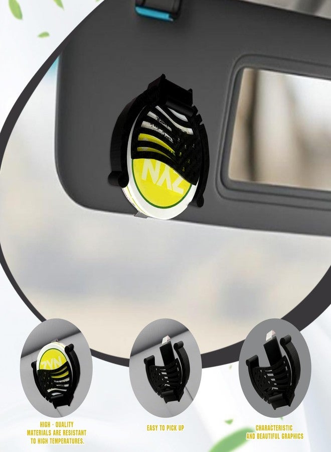 I3DIDEA Car Visor Clip Holder for ZYN,Universal high-Temperature Resistant Sun Visor Accessories for Nicotine Bag cansInterior Car Accessories for Organization,Fit Most of The Auto (Flag) - Image 4