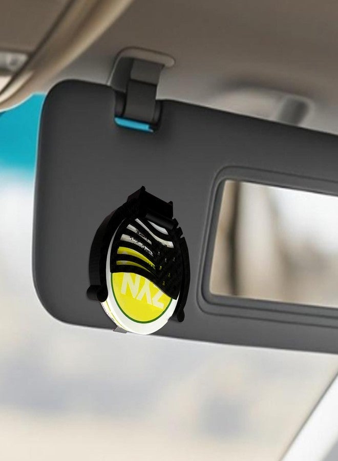 I3DIDEA Car Visor Clip Holder for ZYN,Universal high-Temperature Resistant Sun Visor Accessories for Nicotine Bag cansInterior Car Accessories for Organization,Fit Most of The Auto (Flag) - Image 3