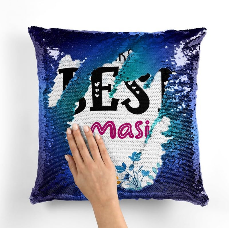 TrendoPrint TrendoPrint MASI Magic Cushion Cover with Filler 12x12 Inches  - Image 1