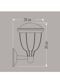 CATA CT-7019 Torino Garden Luminaire E27 35CM Abs  - Image 3