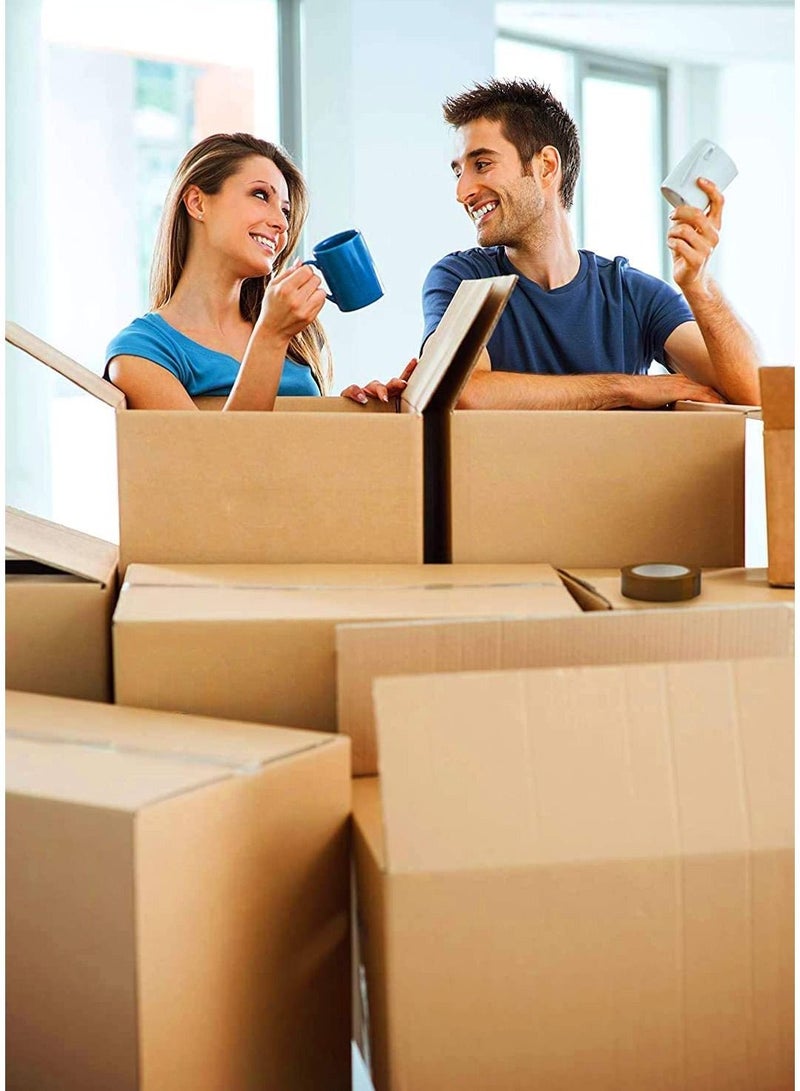 Pack of 10 Corrugated Moving Boxes 45x45x70 CM - Image 2