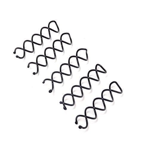 Honbay 20PCS Black Round Heads Spiral Bobby Pins Hair Styling Accessories for Girls and Women - Image 1