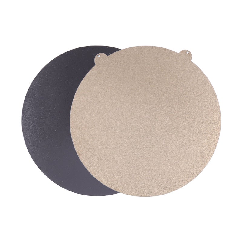 Round PEI Steel Plate Double Sided Flexible Magnetic Spring Steel PEI Bed Plate for Flsun Super Racer Printer 270mm Dia - Image 1
