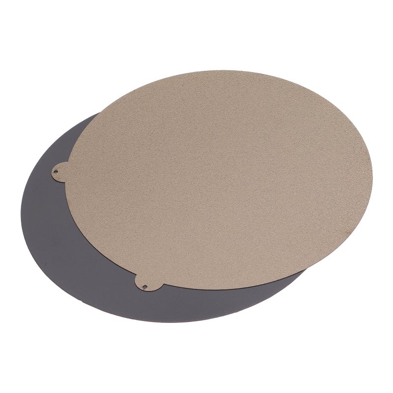 Round PEI Steel Plate Double Sided Flexible Magnetic Spring Steel PEI Bed Plate for Flsun Super Racer Printer 270mm Dia - Image 2