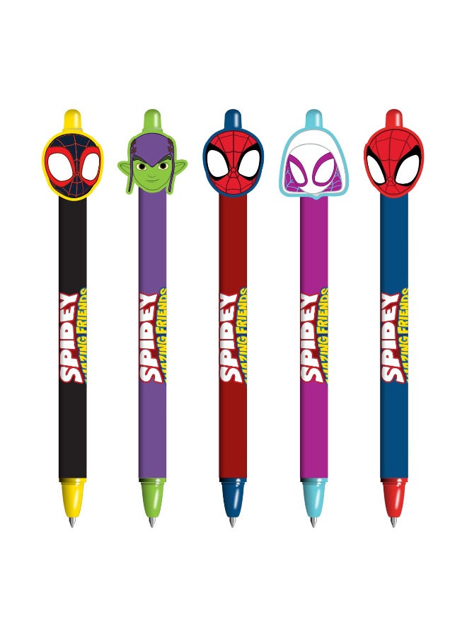 Pyramid Multicolor Character Pens Cute Design