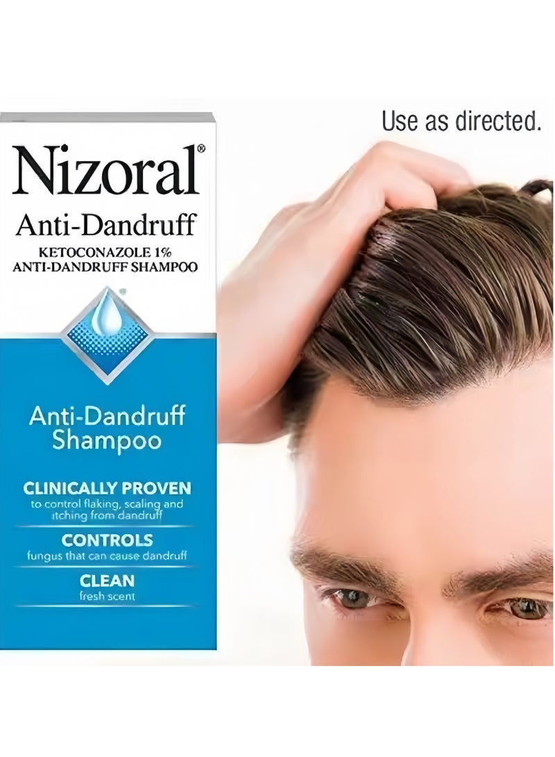 Nizoral Anti-Dandruff Shampoo, Basic, Fresh, 7 Fl Oz - Image 2