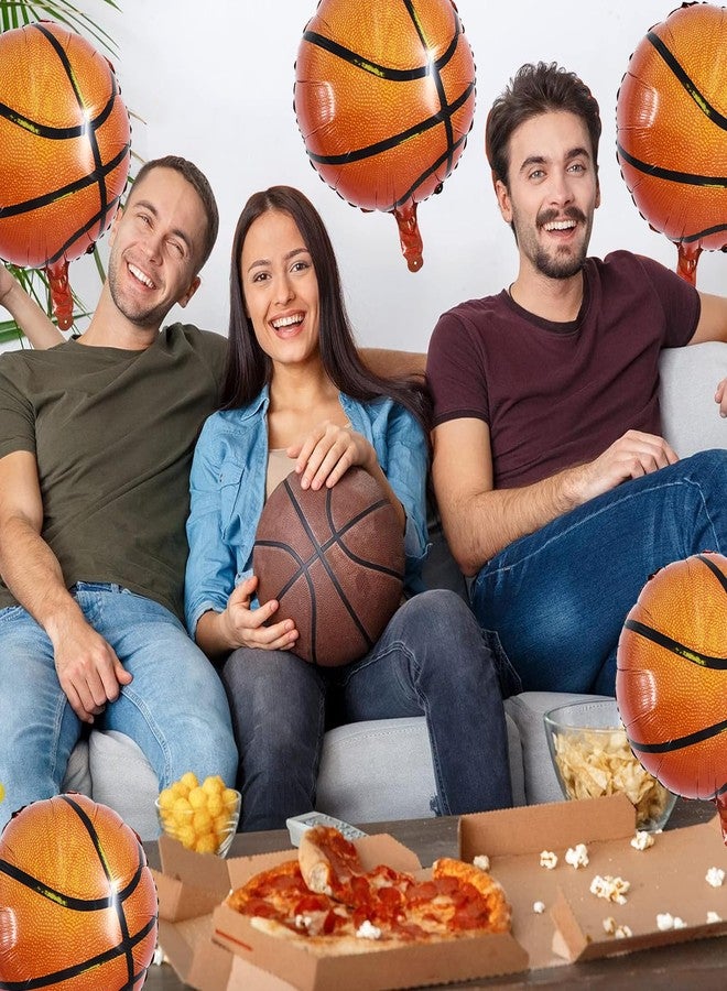 Vuzvuv 18Pcs Basketball Balloons,18 Inch Balloons for Ball Sports Themed Party Decorations Birthday Decor - Image 4