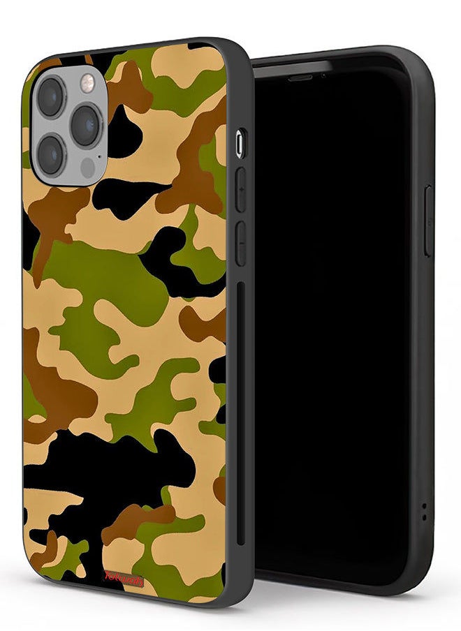 Tolwak Apple iPhone 12 Pro Max Protective Case Camouflage Abstract Digital Pattern  - Image 1