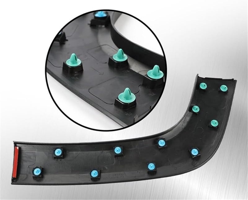 QASULER Car Rear Wheel Eyebrow Protector for Jeep Renegade - Image 4