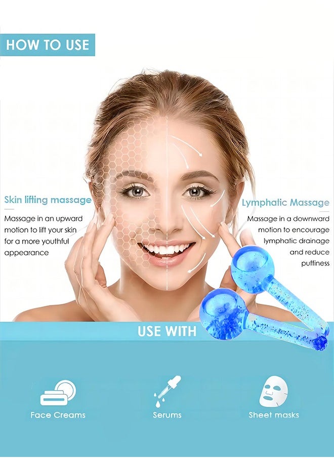 Ice Globe Massage for Facials, Face Massager Roller Tool for Cooling Neck & Eyes, Daily Beauty, Tighten Skin, Anti Ageing, Reduce Puffiness and Wrinkle Skin Care - https://f.nooncdn.com/p/pzsku/Z38A3F975E63EE2141CFCZ/45/_/1704425685/c1364bc1-1c88-4d87-957a-c05eb36a1cc1.jpg?format=jpg&width=original