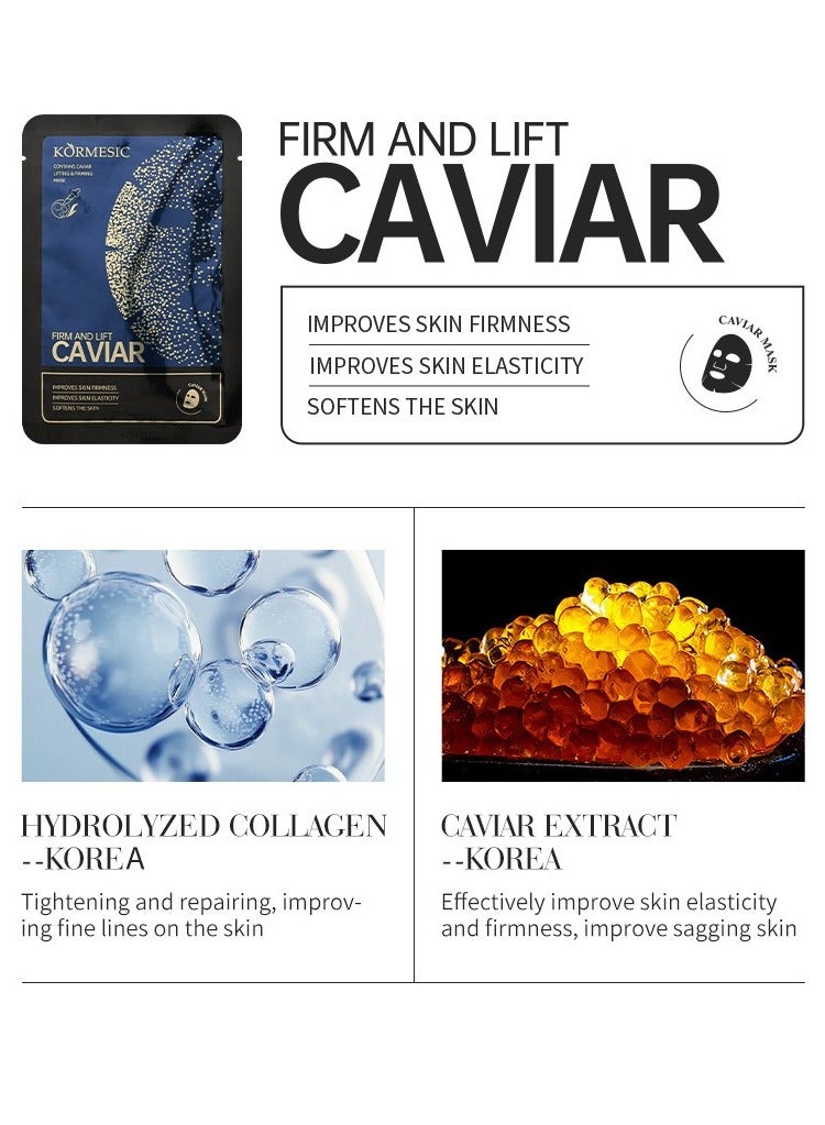 Kormesic 5 عبوات قناع الكافيار 25 مل-ترطيب فاخر - Image 2