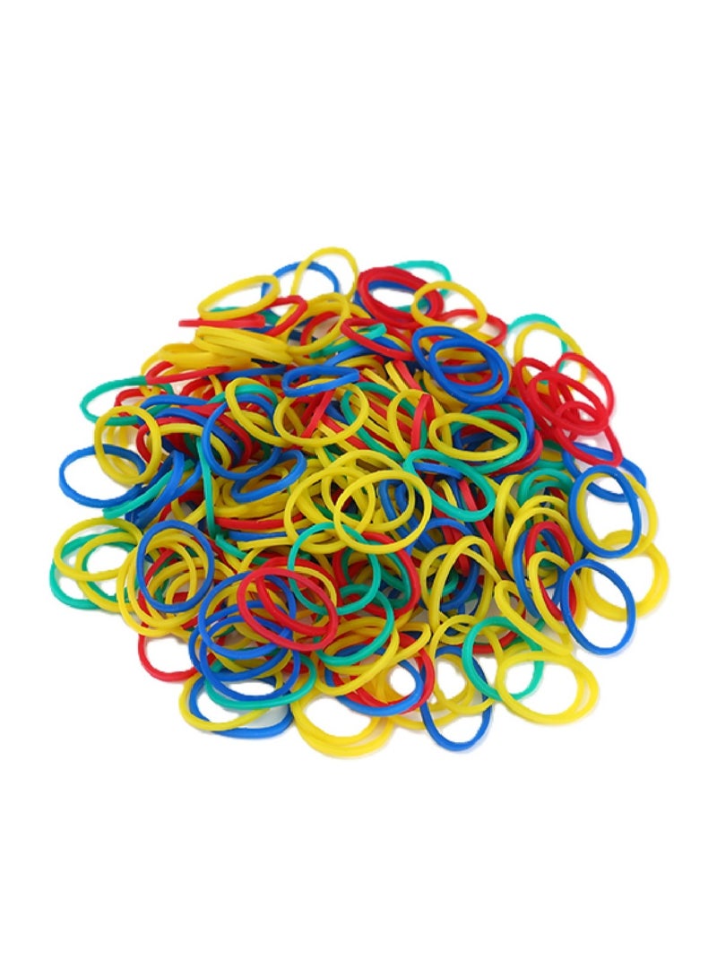 ربطات شعر مطاطية صغيرة متعددة الألوان من سكاي شاين، ١٠٠٠ قطعة - ناعمة ومرنة للبنات والنساء والأطفال | ربطات شعر مطاطية صغيرة لا تسبب ضررًا، مناسبة للضفائر وذيل الحصان وتسريحات الشعر المرفوعة والتصفيف اليومي | ربطات شعر متينة وقابلة للتمدد ومقاومة للتشابك، بألوان متنوعة - Image 2