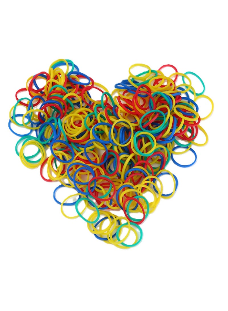 ربطات شعر مطاطية صغيرة متعددة الألوان من سكاي شاين، ١٠٠٠ قطعة - ناعمة ومرنة للبنات والنساء والأطفال | ربطات شعر مطاطية صغيرة لا تسبب ضررًا، مناسبة للضفائر وذيل الحصان وتسريحات الشعر المرفوعة والتصفيف اليومي | ربطات شعر متينة وقابلة للتمدد ومقاومة للتشابك، بألوان متنوعة - Image 1