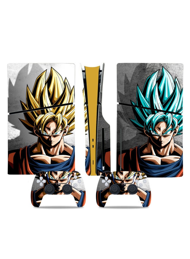 general PS5SLIM CD-ROM Version Sticker SLIM Digital Version Sticker Dragon Ball Wukong A Variety Of Support A Generation Of Hair-Color:rose Red P5SDisc-0293 - Image 5
