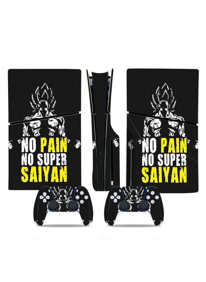 general PS5SLIM CD-ROM Version Sticker SLIM Digital Version Sticker Dragon Ball Wukong A Variety Of Support A Generation Of Hair-Color:rose Red P5SDisc-0293 - Image 1