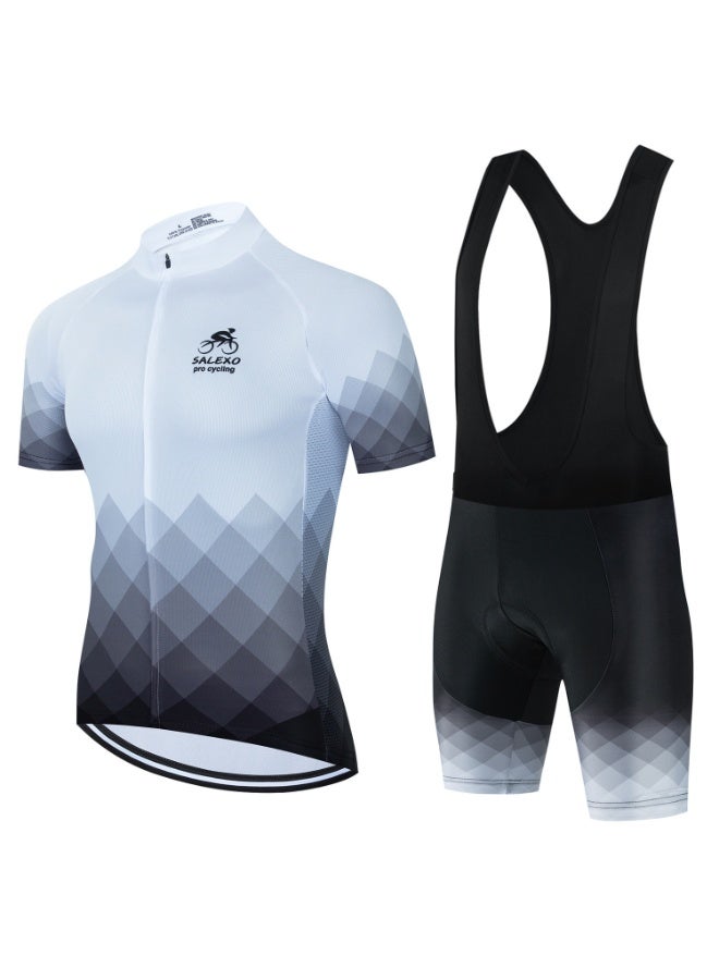 KUYING New Men's And Women's Summer Cycling Suit Set - Image 1