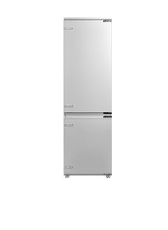 MASTERgas Refrigerator and freezer 54 cm capacity of 239 liters  anti freezing  2 doors, changeable  white color 3 shelves  inner bulb Mastergas  - Image 3