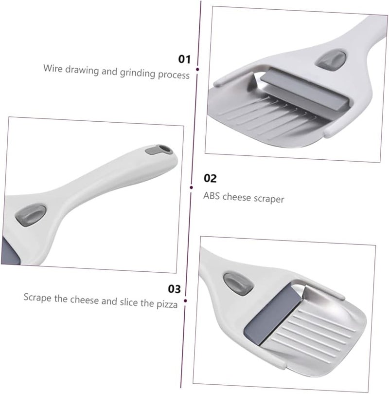 Ergonomic ABS Cheese Grater Slicer Shredder For Baking Pizza Ham Chocolate Kitchen Tool - Image 4