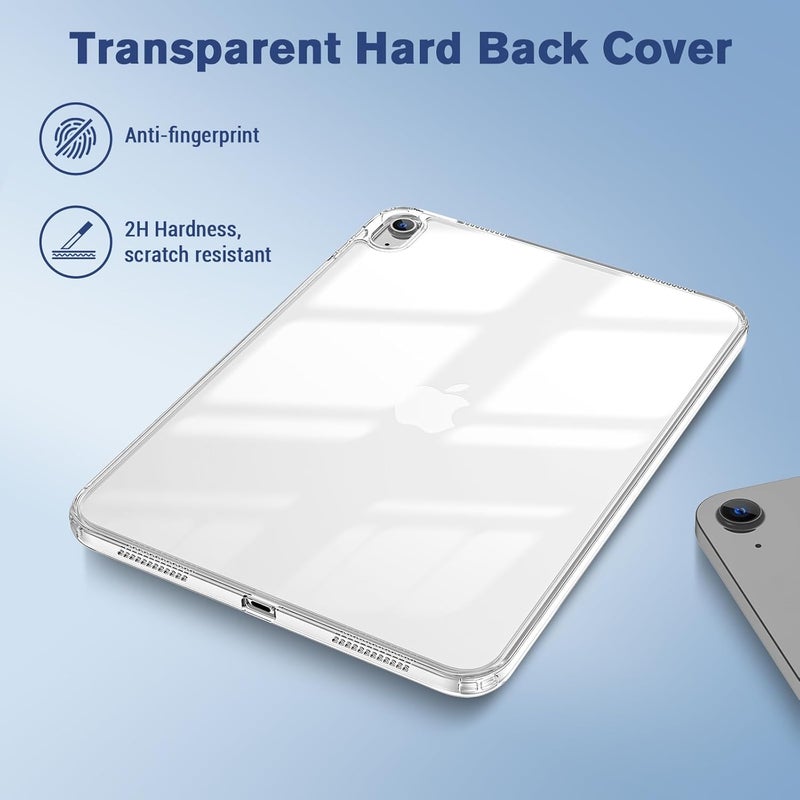 Procases Clear Case For Ipad 11Th Generation A16 2025 11 Inch/ 10Th 10.9 Inch 2022, Slim Light Transparent Anti-Yellow Back Cover For Ipad 11/10 Gen 11" 10.9" -Clear - Image 4