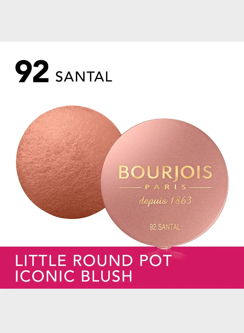 BOURJOIS PARIS Bourjois Little Round Pot Blusher – 92 – Santal, 2.5g