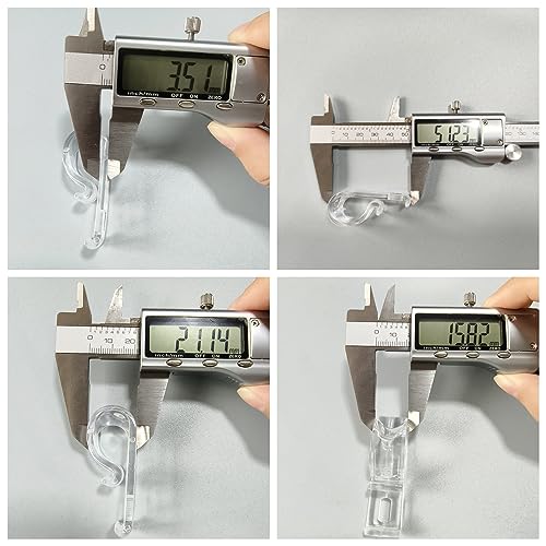 BOLWHAO Roller Shade Clear Saftey Chain and Cord Guide P Clip Fixation Hook for Bead Chain for Roller Blinds,Set of 8 (Screws Included) - Image 4