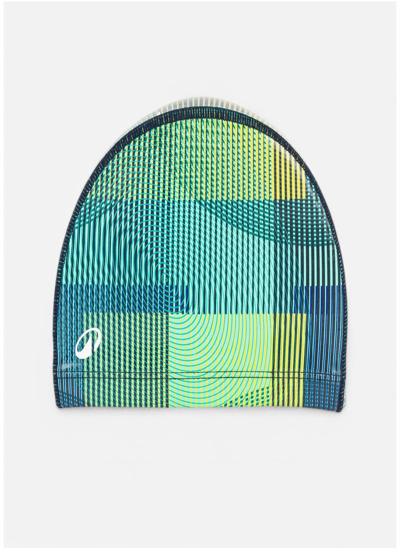 NABAIJI NABAIJI by DECATHLON, Coated Fabric Swim Cap M Quick-Dry & Stretchable Anoi Blue Green  - Image 3
