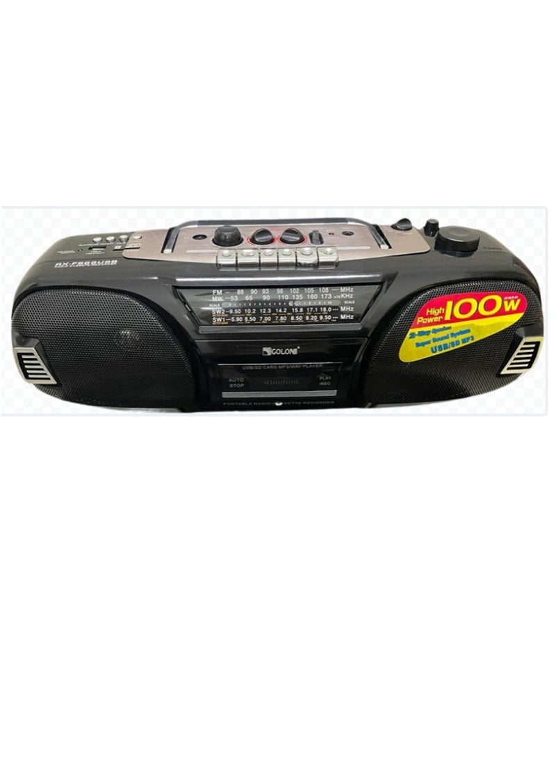 Golon Radio Cassette Recorder (RX-fs68Usb) - Image 1
