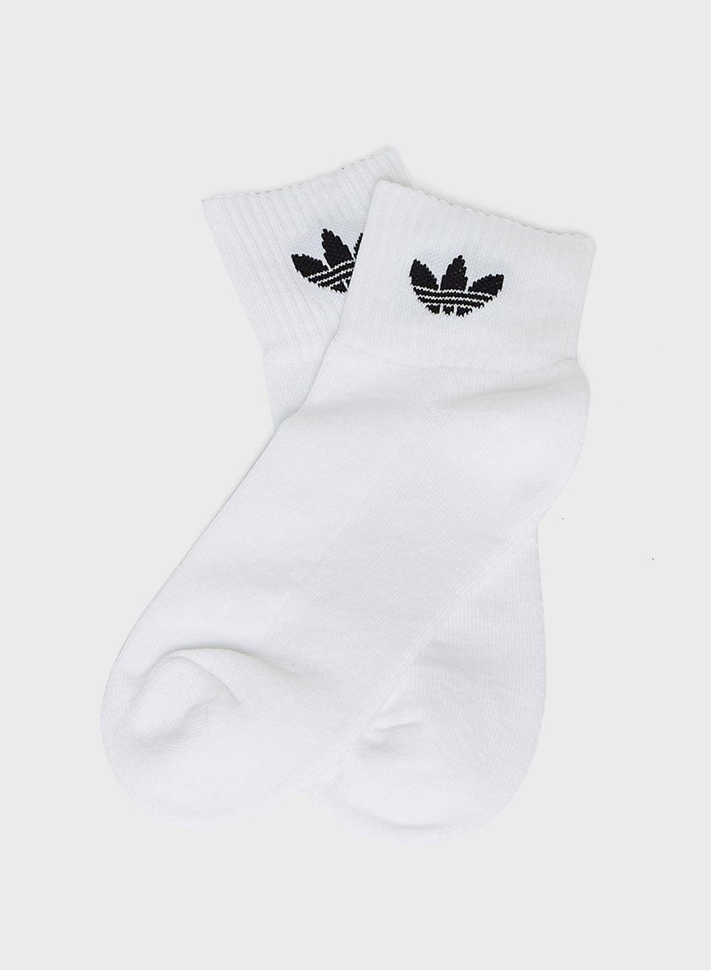 adidas Originals Mid Ankle Sock 3 Pair Pack - Image 2