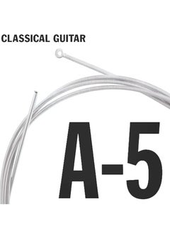 Generic A5 Single Classical Guitar String Classic Guitar String 5th Fifth Nylon & Copper Alloy Winding Chord Wire Replacement Accessory Part 
