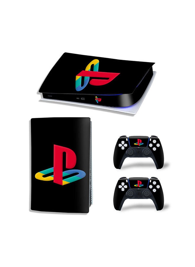 NIBEMINENT Console and Controller Decal Sticker Set For PlayStation 5 Digital Version 
