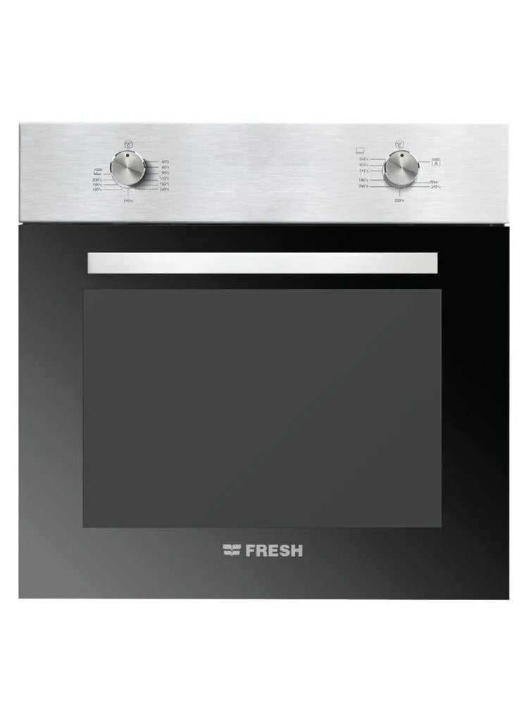 فريش فرن غاز بلت ان بشواية فريش، 60 سم، 56 لتر، ستانلس ستيل - Fresh-500019719